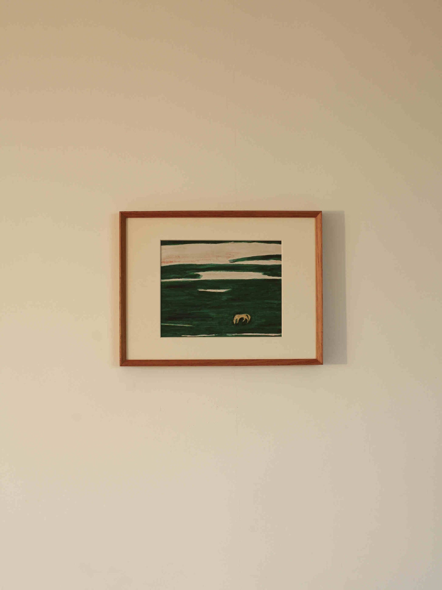 Horse Grazing by Sanyu | Framed Wall Art Print