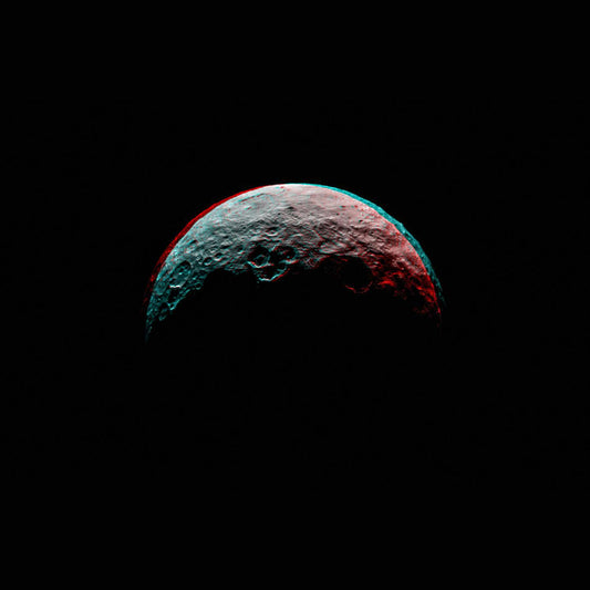 Anaglyph of Ceres