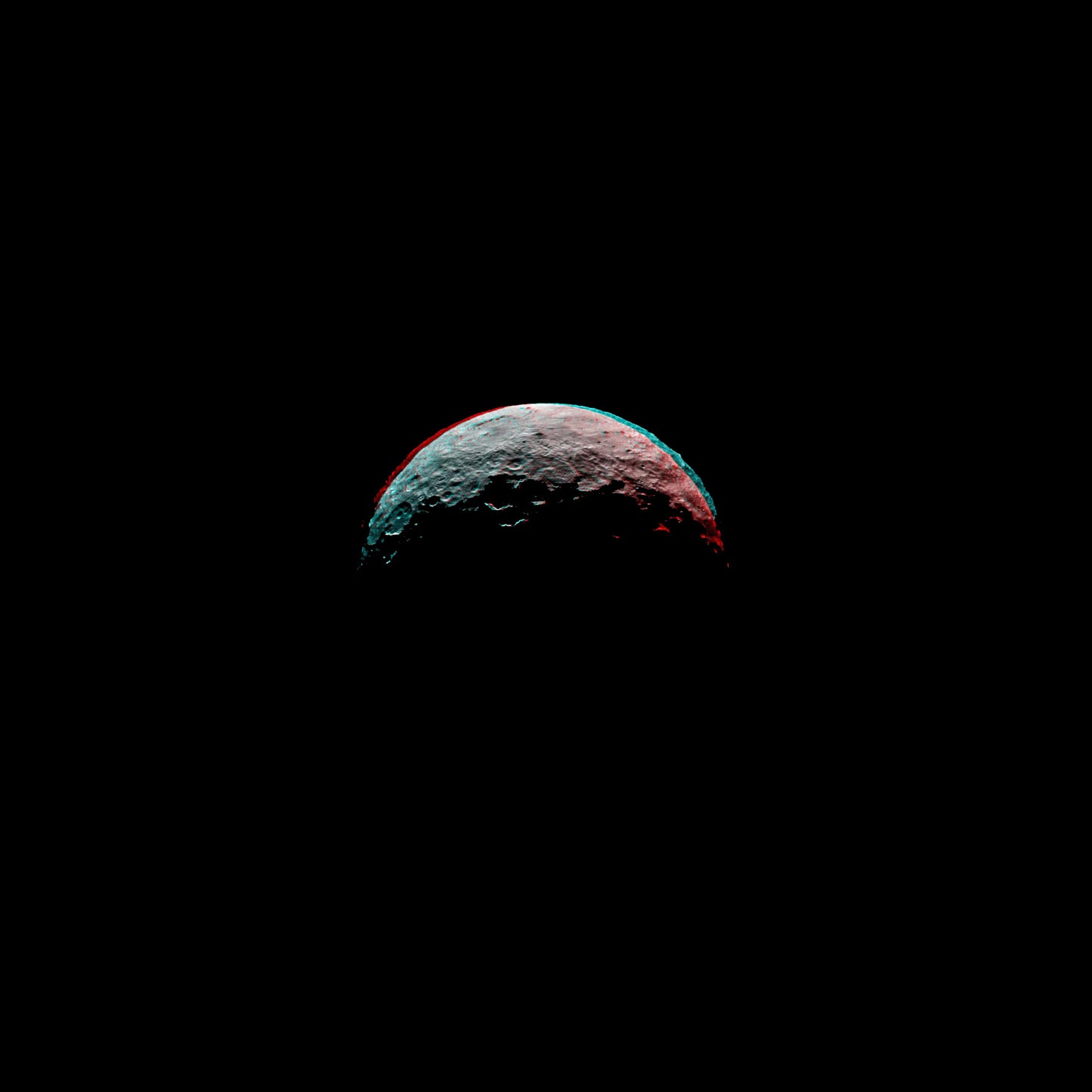 Anaglyph of Ceres