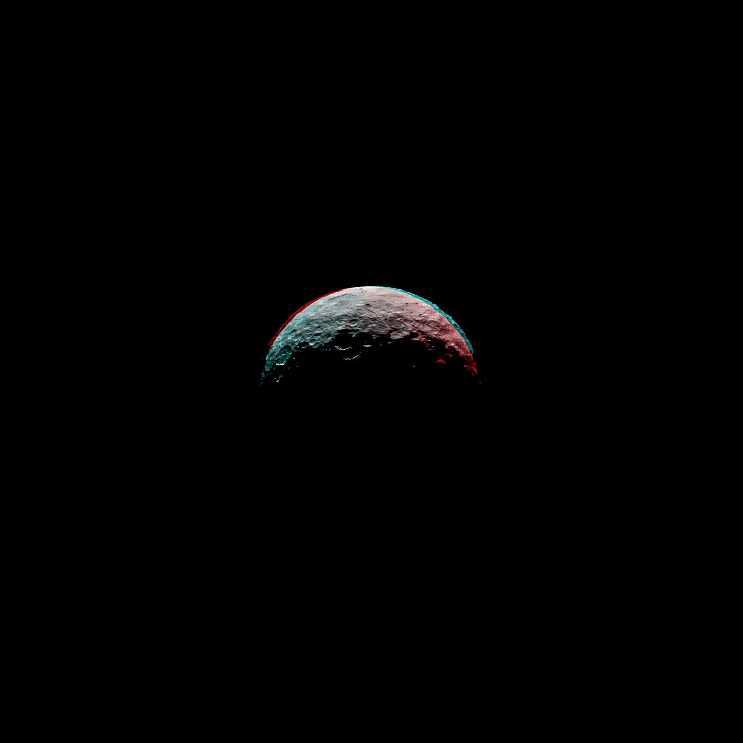 Anaglyph of Ceres