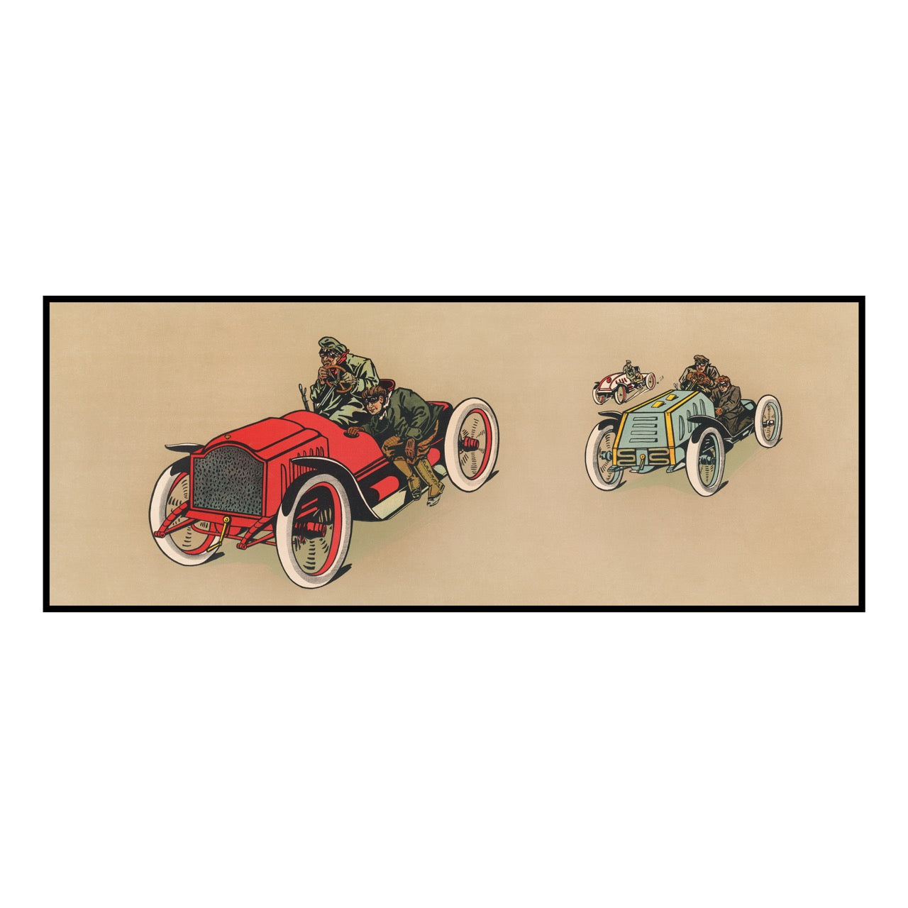 Automobile Race Vintage Poster