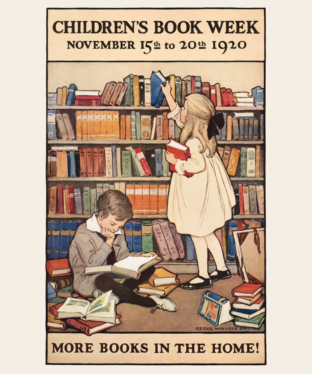 Children's Book Week Vintage Poster