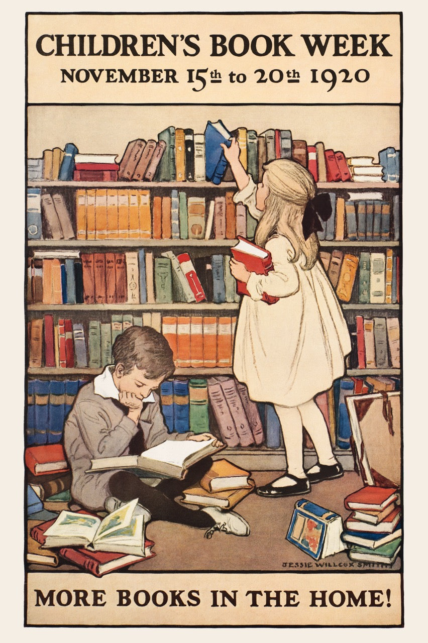 Children's Book Week Vintage Poster