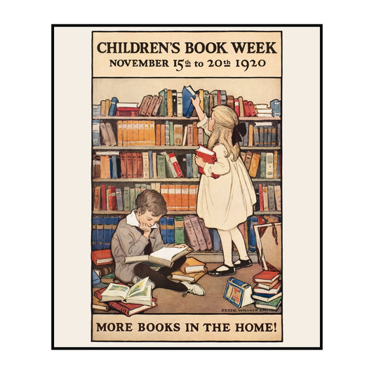 Children's Book Week Vintage Poster