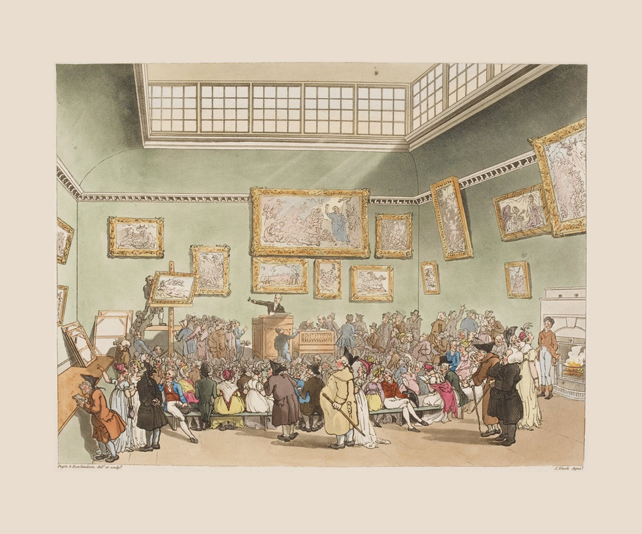 Christie's Auction Room - Giclee Art Print Poster