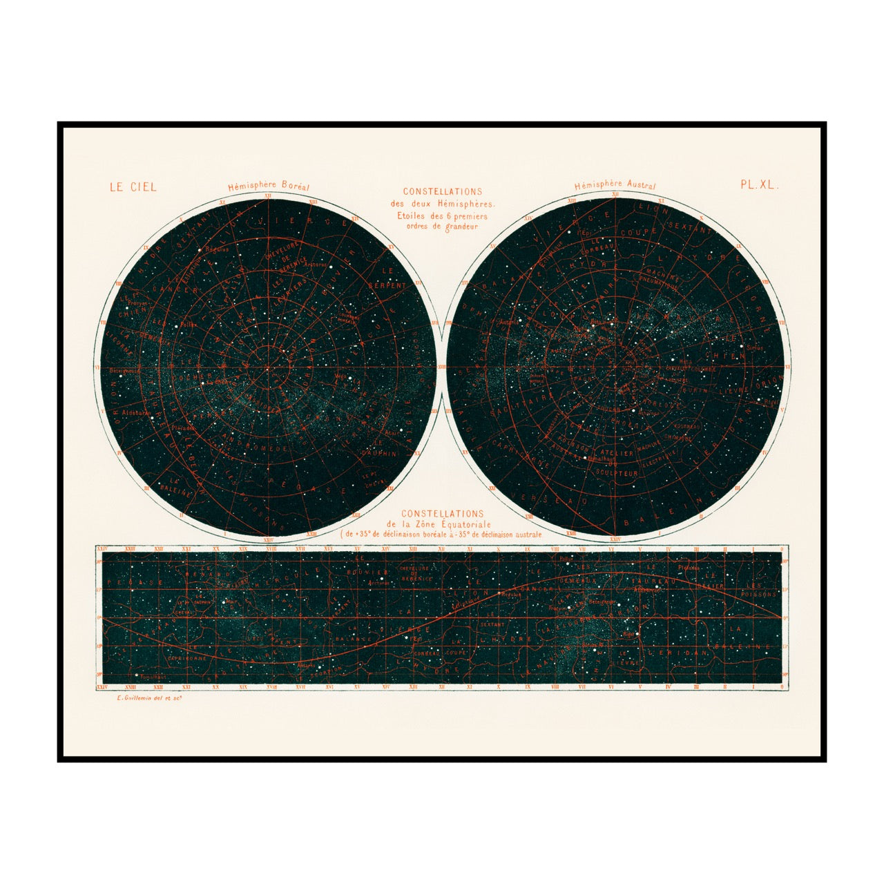 Constellations of the Two Hemispheres (1877)