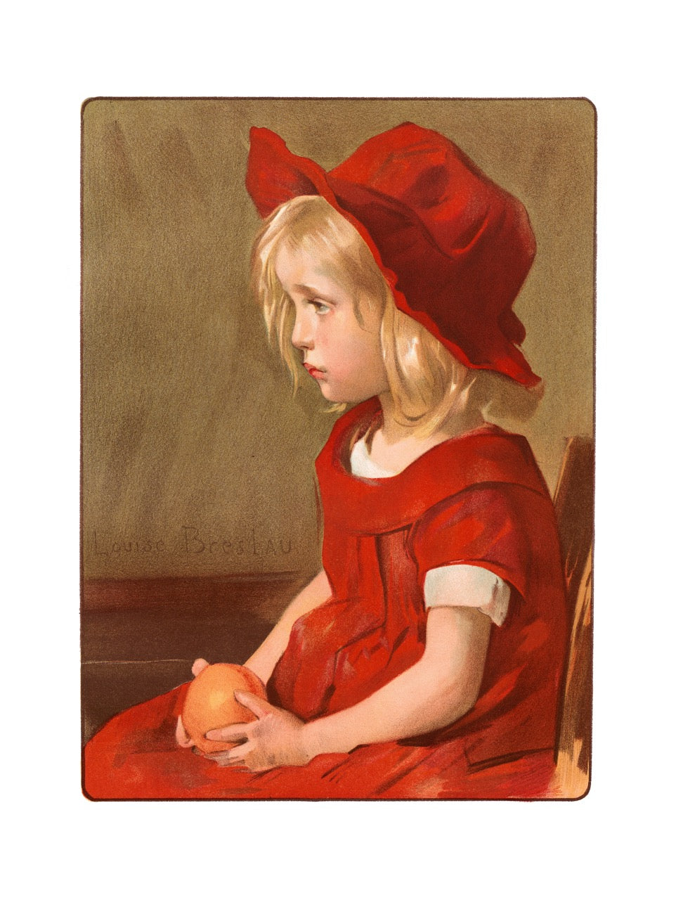 Girl with Orange