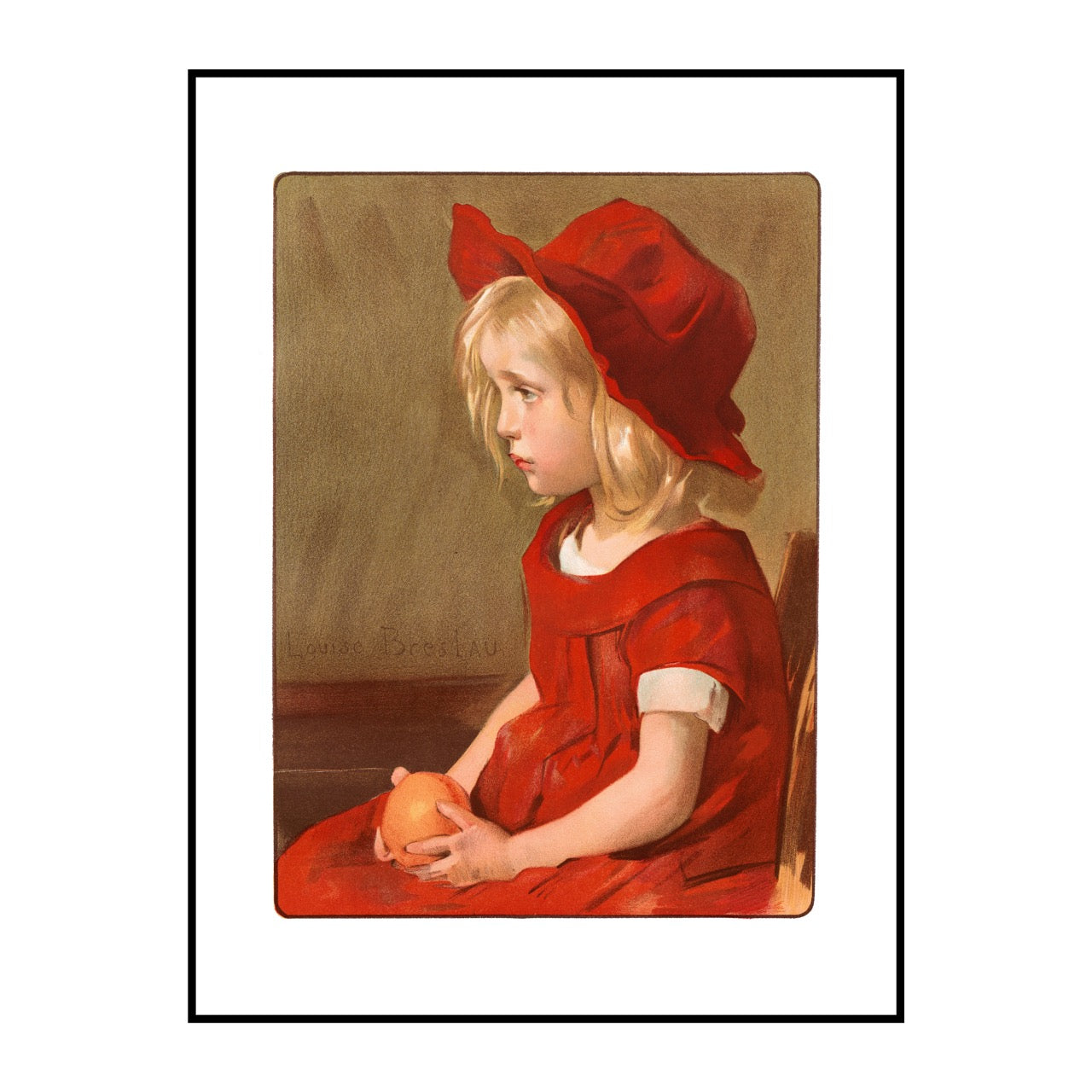 Girl with Orange