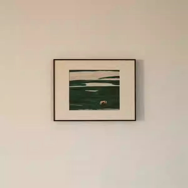 Horse Grazing by Sanyu | Framed Wall Art Print