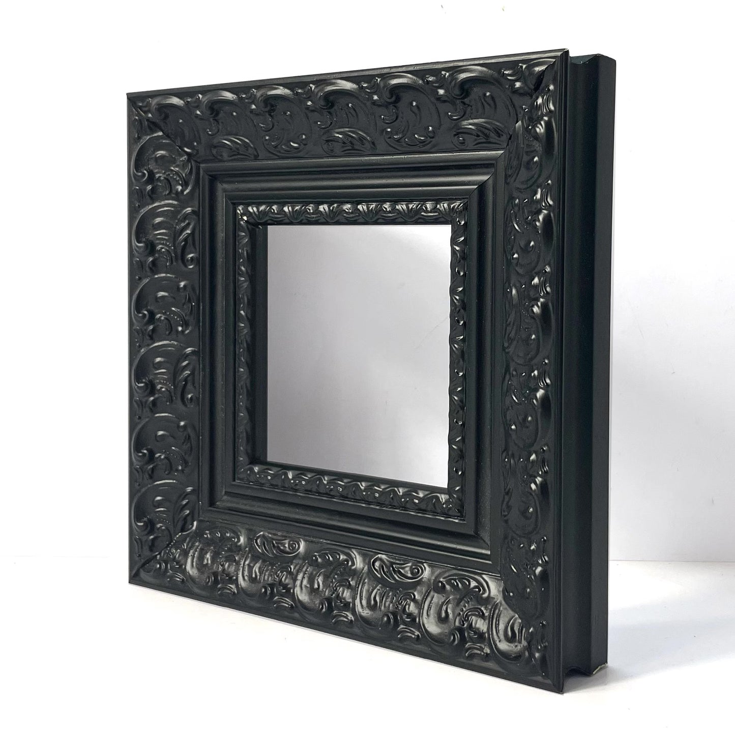 Black Pattern | Solid Wood Frame for Poster, Print, Canvas and Oil Painting