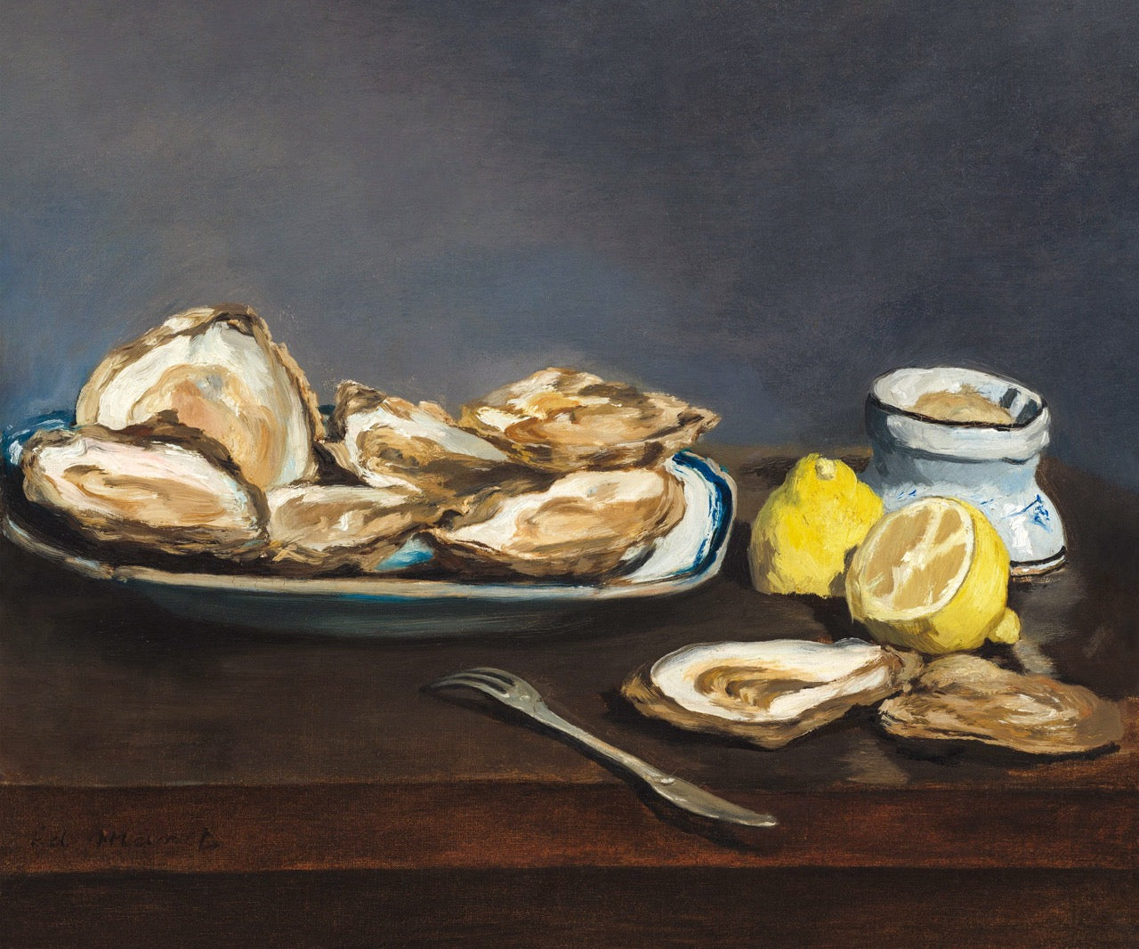 Oysters Art Print