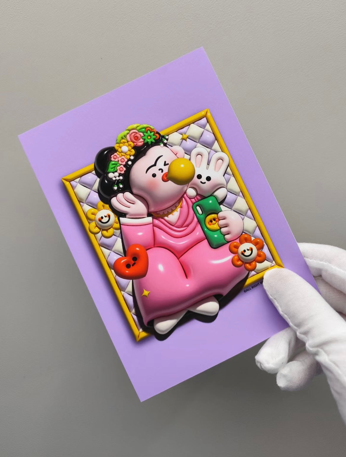 Puffed-up Masterpieces - Selfie Frida