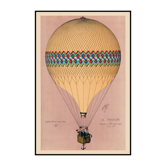 The Tricolor Balloon Ascension in Paris