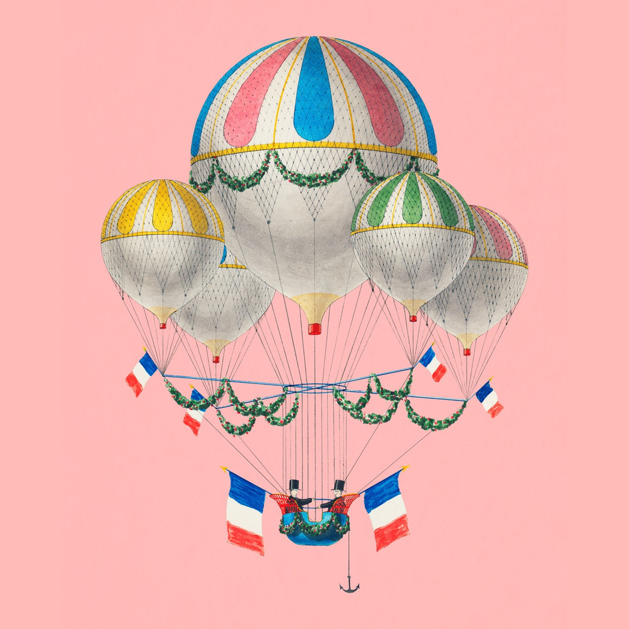 Vintage Balloon Illustration