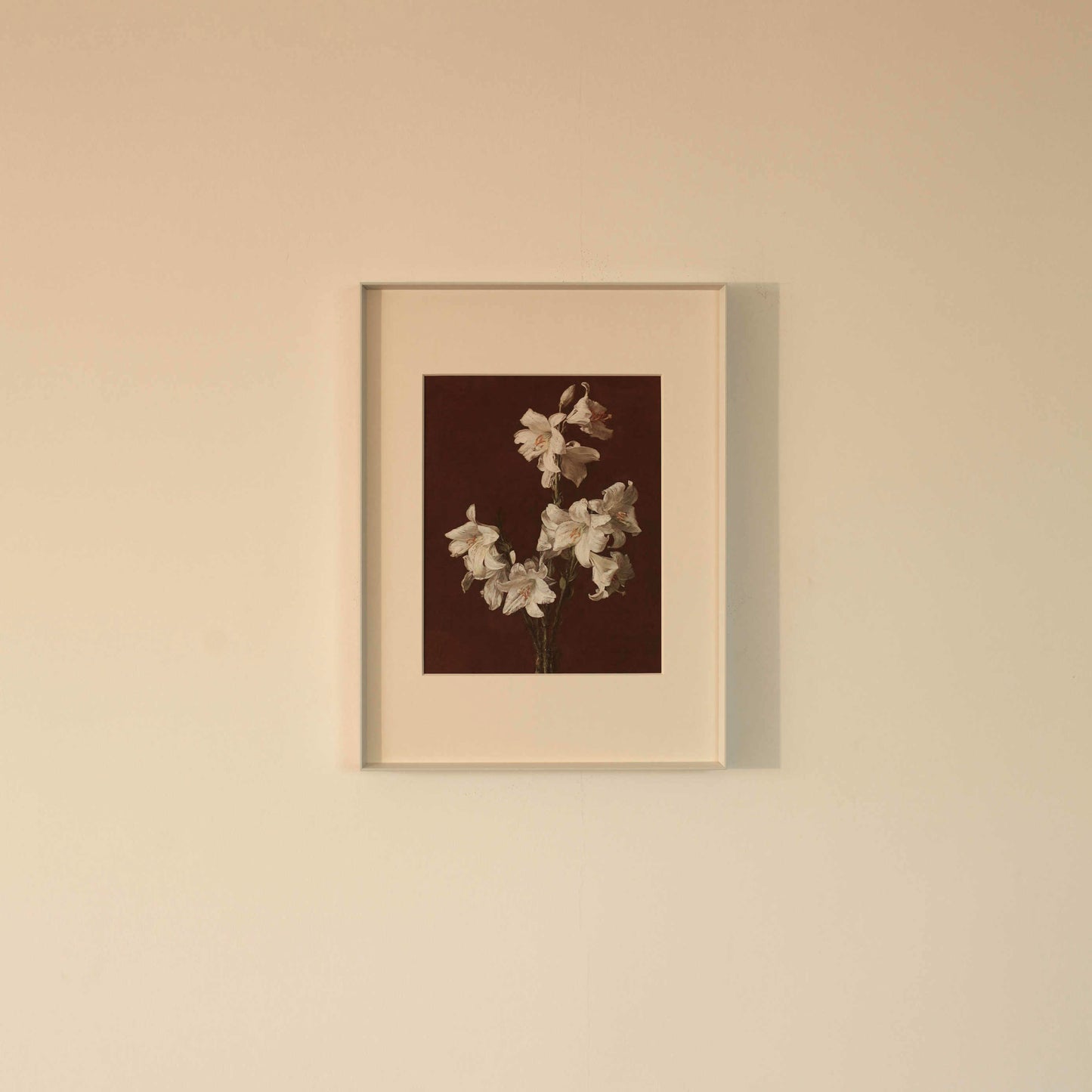 White Lilies by Henri Fantin-Latour | Framed Wall Art Print