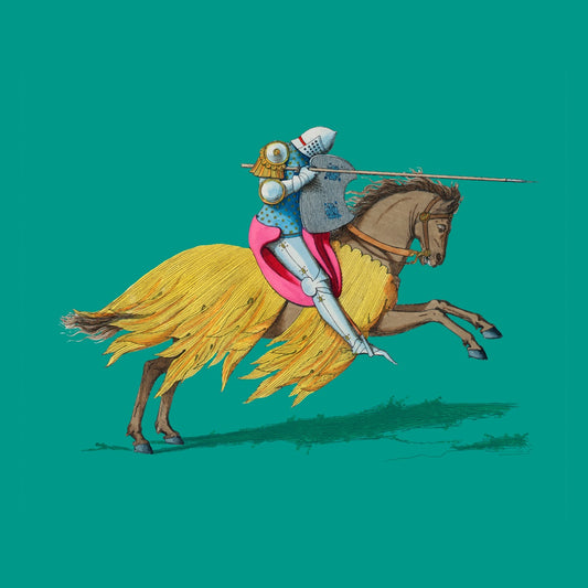 A Knight on Horse Back