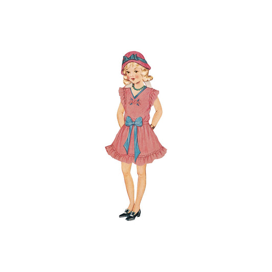 Vintage Little Girl Illustration