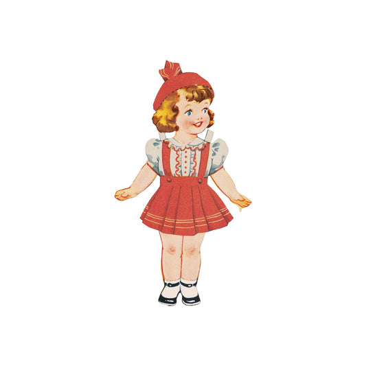 Vintage Little Girl Illustration